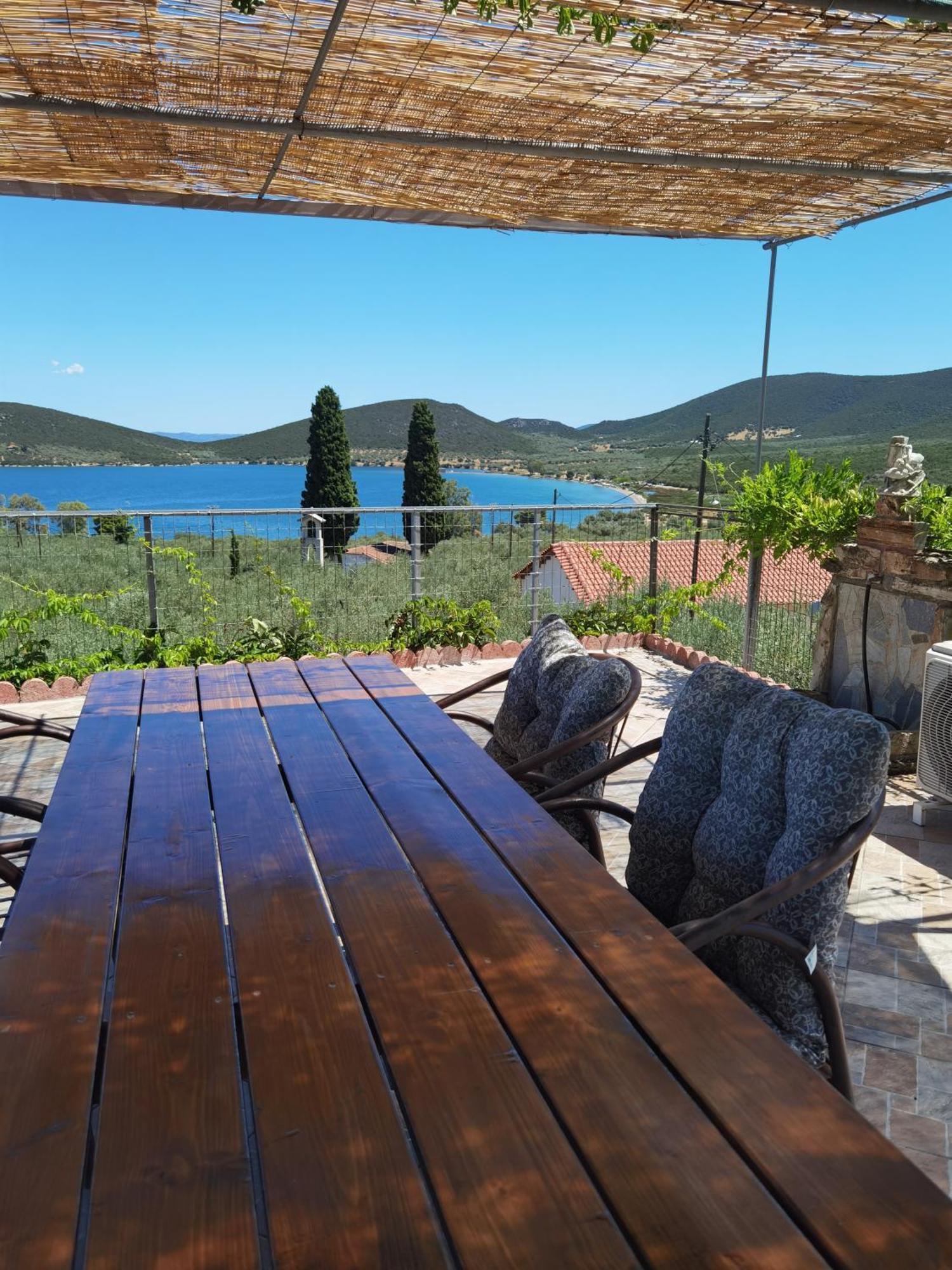 Villa Elaion Thea-Nies Sourpi Exterior foto