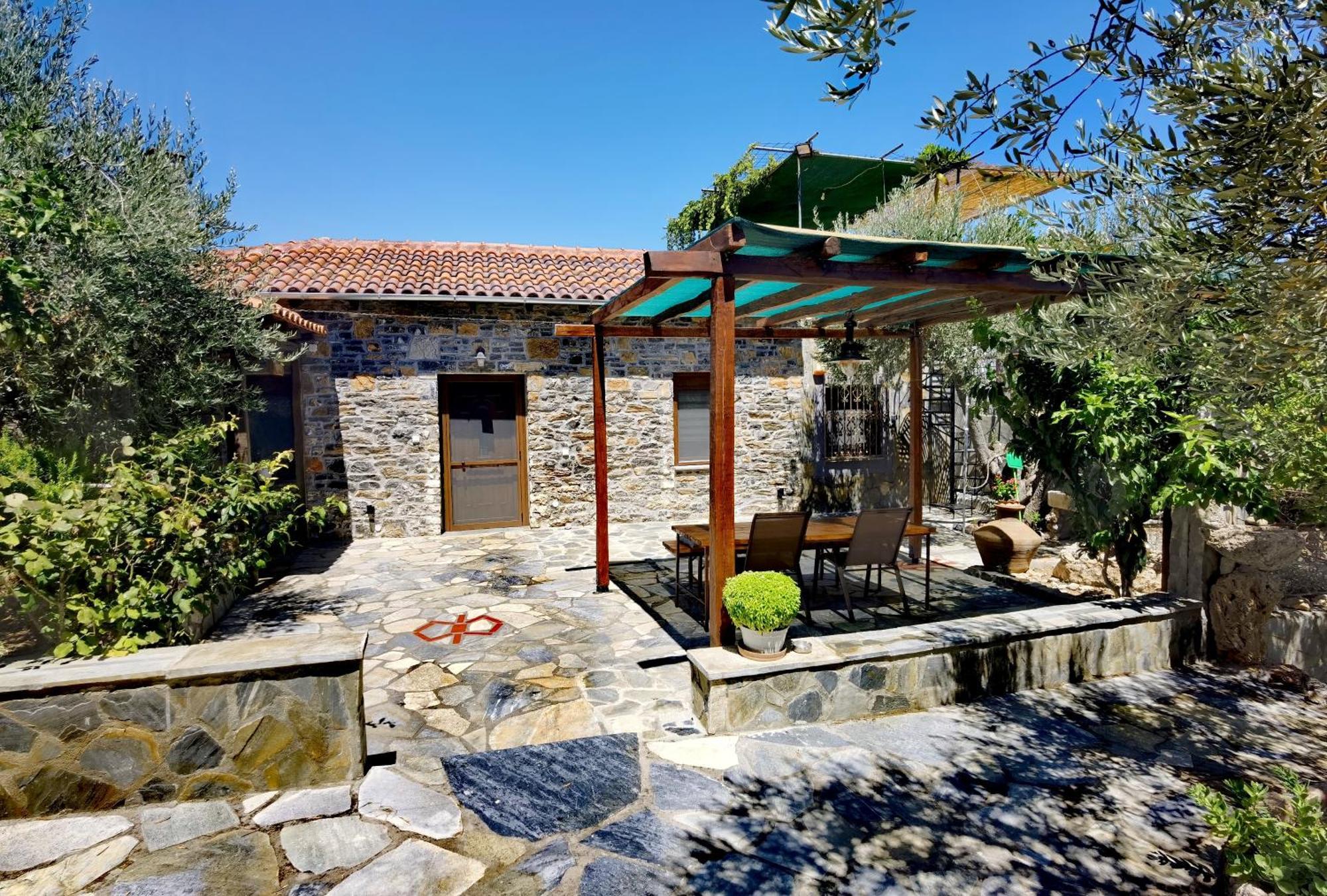 Villa Elaion Thea-Nies Sourpi Exterior foto